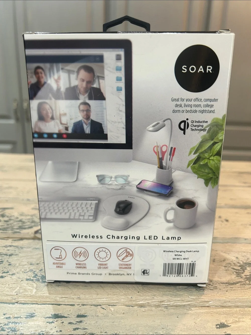 NWOT Soar Wireless Cell Phone Charging LED Lamp Pen Cup Qty 1 - Black or White